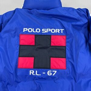 Vintage Arctic Challenge‎ Coat Polo Sport Ralph Lauren Goose Down Mens XL Puffer